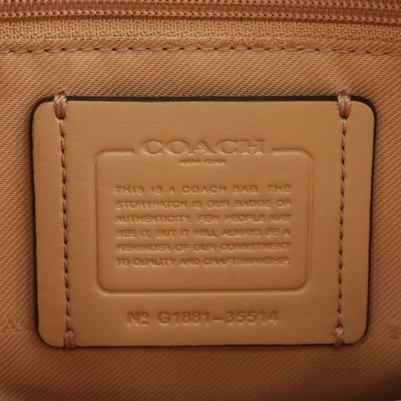 COACH Crystal Rivet Stone Nude Pink Camera Bag Crossbody - Picture 3 of 7